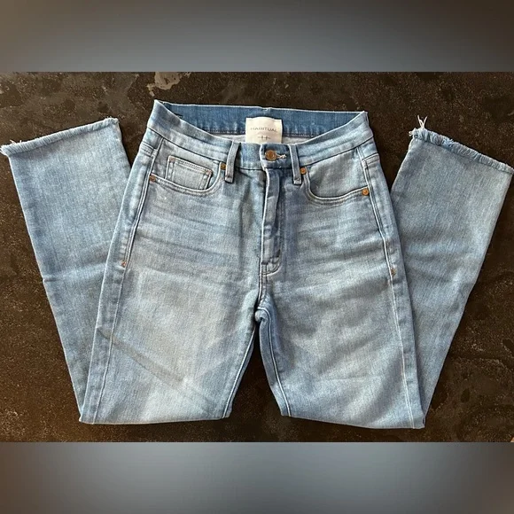 Habitual | Pace High-Rise Straight Leg Cropped Split Hem Jeans - Picture 5 of 11